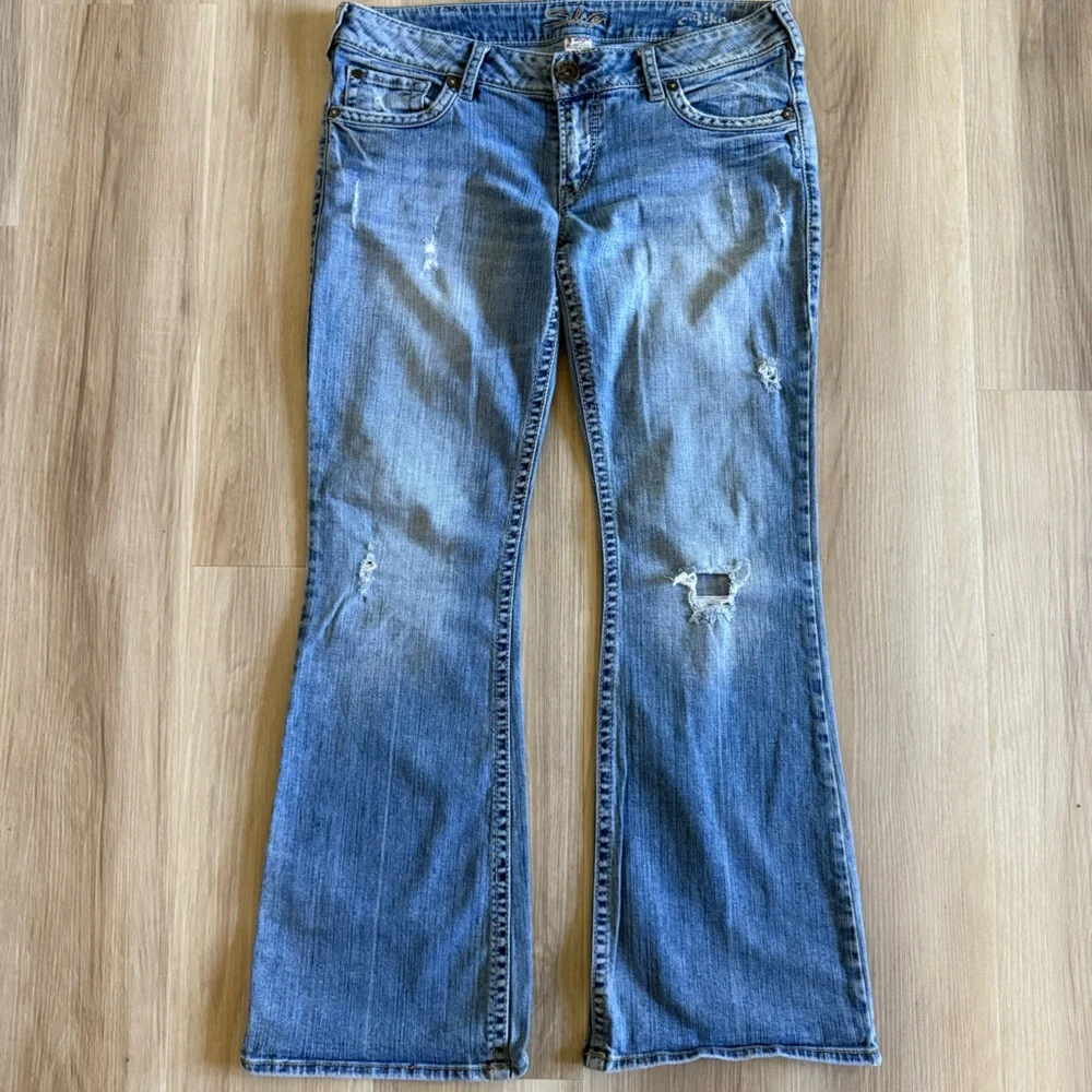 Vintage Silver Aiko Jeans - Picture 1 of 3